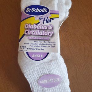 NWT! Dr Scholls Diabetes & Circulatory Socks, 8-12